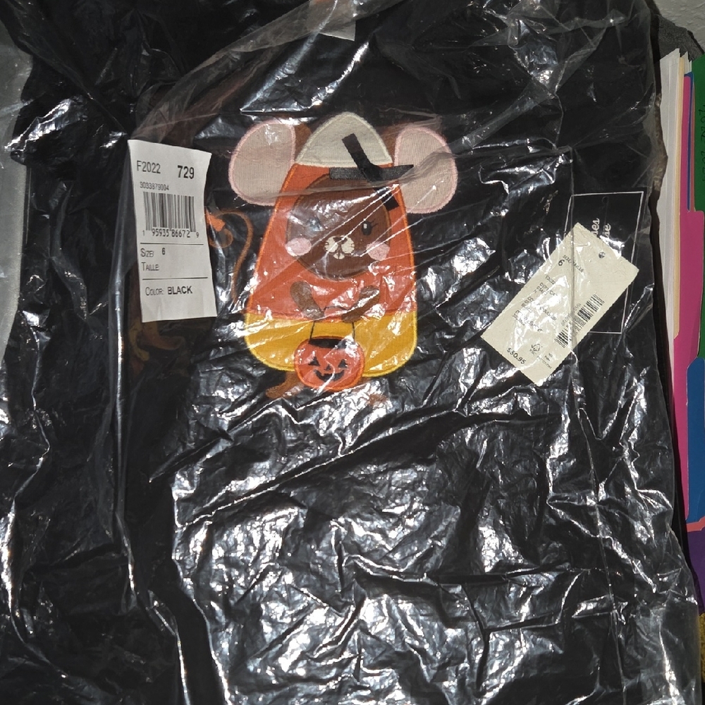 Gymboree Black and Orange Kids Matching Set